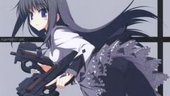 Anime pantyhose akemi homura Magi puella