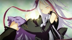 Anime pause long hair short hair overlay