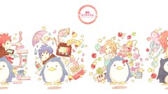 Anime Penguins anime girls mawaru penguindrum takakura himari 