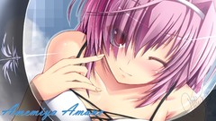 Anime pink hair amemiya amane