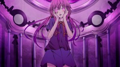 Anime pink hair pink eyes anime girls mirai nikki gasai yuno 