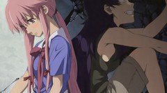 Anime pink hair pink eyes anime girls school uniforms mirai 