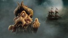 Anime Pirates of the Caribbean davy jones artwork