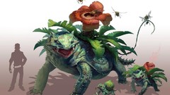 Anime Pokemon artwork bulbasaur fantasy art Ivysaur Ninjask 