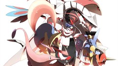 Anime Pokemon touhou nagae iku lanturn Seaking Milotic 
