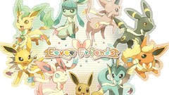 Anime Pokemon vaporeon eevee espeon flareon glaceon jolteon 