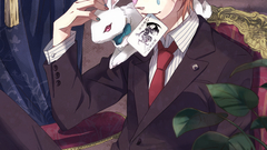 Anime rabbits clowns playing cards anime boys Hunter x Hunter 