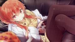 Anime red eyes anime girls luna lia redheads scans 