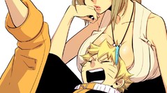 Anime red eyes tsunade uzumaki naruto naruto shippuden huge 