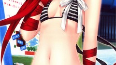 Anime rewrite bikini swimsuits Kagari Hinoue Itaru