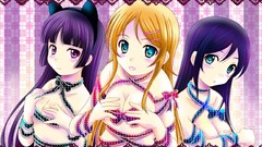 Anime Ribbons blush anime girls gokou ruri kousaka kirino 