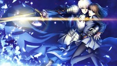 Anime saber anime girls artwork fate series Fate/Protoype Saber 