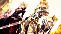 Anime saber anime girls fate stay night saber lily fate series 