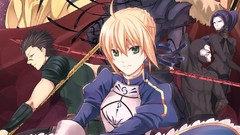 Anime saber blondes anime girls fate zero gilgamesh fate series 