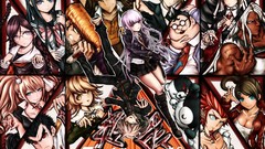 Anime sakura anime girls fukawa touko makoto danganronpa anime 