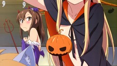 Anime sakura witch horns Halloween skirts pets animal ears 