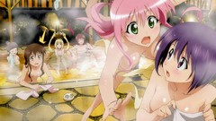 Anime Sauna lala satalin deviluke yuuki mikan to-love-ru golden 
