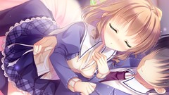 Anime school uniforms game cg Kimi e Okuru Sora no Hana