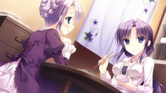 Anime school uniforms game cg Kimi e Okuru Sora no Hana