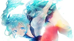 Anime school uniforms hatsune miku vocaloid bottle miku sailor 