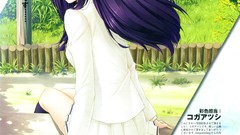 Anime schoolgirls school uniforms innocent grey touko Kara no 