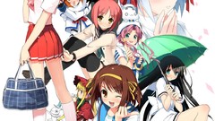 Anime Shinku anime girls school uniforms rozen maiden suzumiya 