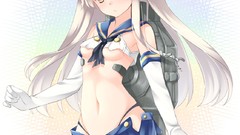 Anime skirts blush long hair anime girls miko kantai collection 