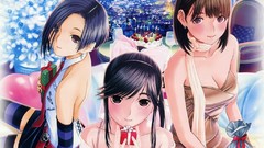 Anime skirts long hair anime girls brown eyes love plus thigh 