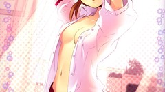 Anime skirts short hair inaba yui flyable heart no bra 