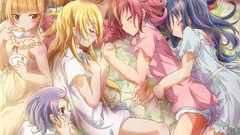 Anime sleeping Mana pajamas anime girls precure makoto Rikka