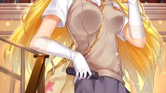 Anime stockings blondes anime girls toaru kagaku no railgun 