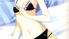 Anime stockings short hair bra inugami kira thigh highs Ebiten