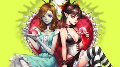 Anime striped legwear guro