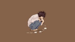 Anime sugar death note l lawliet Simple Background
