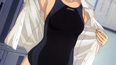 Anime swimming blush anime girls short hair nanasaki ai TV 