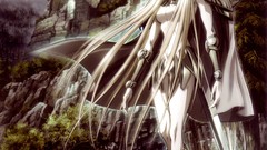 Anime Swords long hair claymore galatea