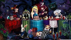 Anime Tea Party Alice in Wonderland