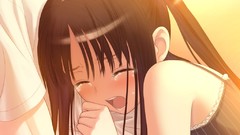 Anime tears fault anime girls black hair game cg twintails 