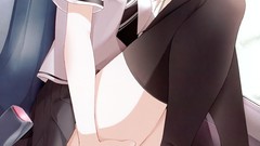 Anime tie Manga blondes school uniforms seifuku thigh highs 