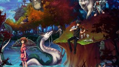 Anime totoro Chihiro Ponyo Mononoke Kiki's Delivery Service 