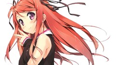 Anime twintails hair ornaments Simple Background original 
