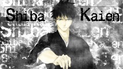 Anime Typography blue eyes bleach anime boys Kaien Shiba