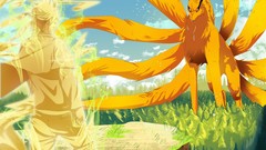 Anime uzumaki naruto naruto shippuden kyuubi chakra Ninetails 