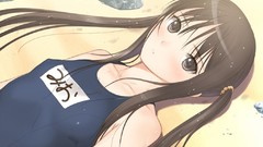 Anime wet fault school anime girls black hair tony taka game cg 