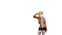Anime white background blondes anime girls shingeki no kyojin 