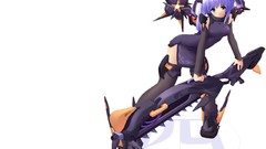 Anime white background blue hair anime girls green eyes Simple 