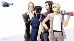 Anime white background Final Fantasy fantasy art noctis lucis 