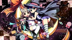 Anime witch Halloween anime girls hidamari sketch