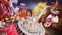 Anniversary League of Legends video games riot games happy 