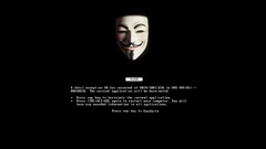 Anonymous Blue Screen of